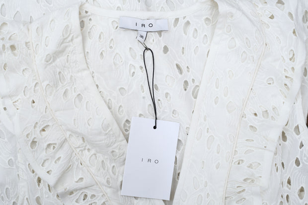 IRO Nolia Eyelet Mini Dress S-36