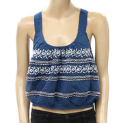 Ecote Urban Outfitters Cara Cami Embroidered Tank Top S