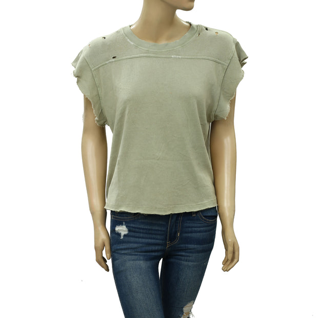 Free People We The Free Warrior Tee Blouse Top S