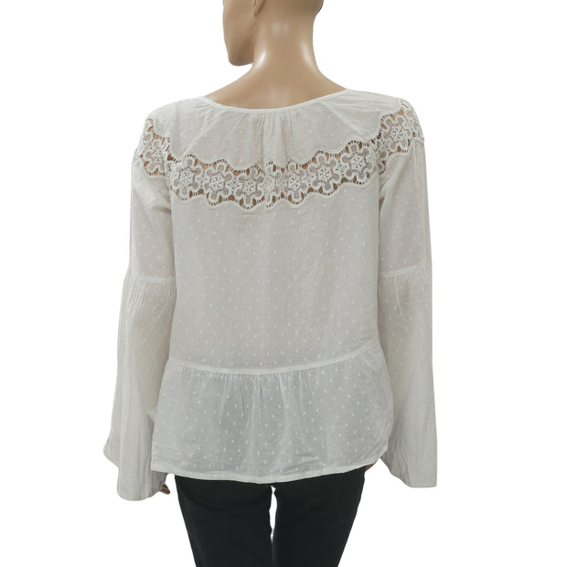 Odd Molly Anthropologie Lacey Moves Blouse Top