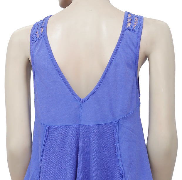 Free People Lolita Crochet Tank Crop Top S