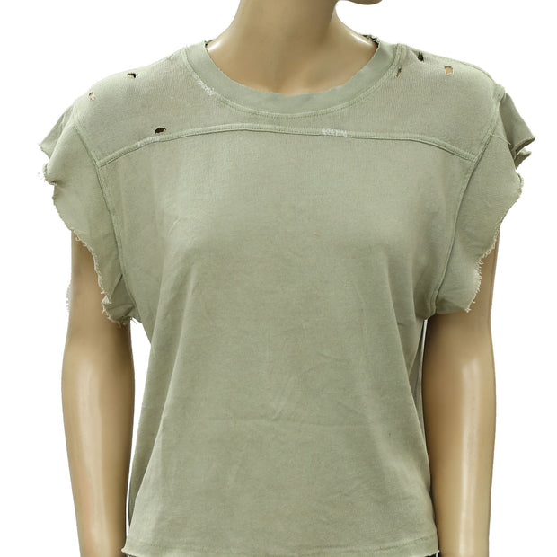Free People We The Free Warrior Tee Blouse Top S