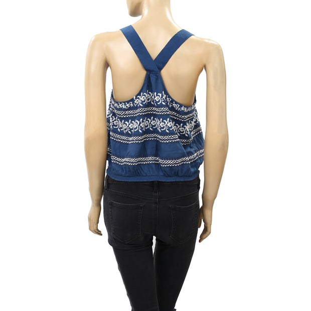 Ecote Urban Outfitters Cara Cami Embroidered Tank Top S