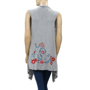 Caite Anthropologie Kiara Embroidered Top