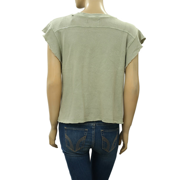 Free People We The Free Warrior Tee Blouse Top S