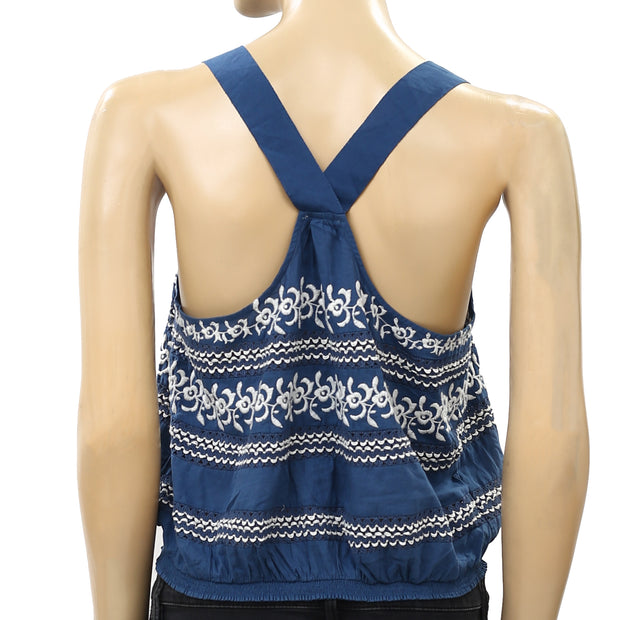 Ecote Urban Outfitters Cara Cami Embroidered Tank Top S