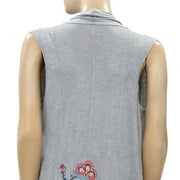 Caite Anthropologie Kiara Embroidered Top