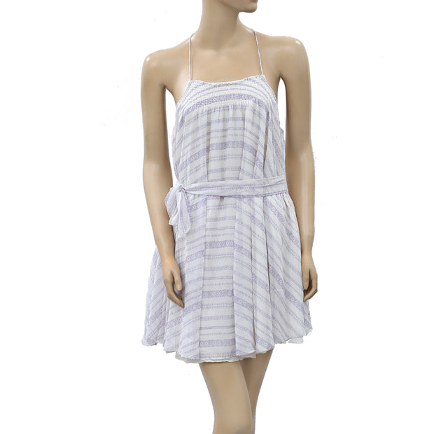 Free People Printed Mini Dress XS