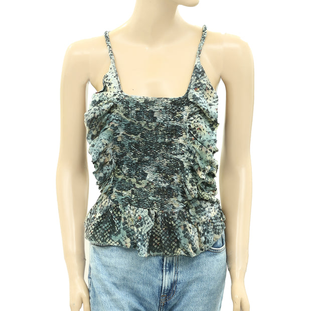 Isabel Marant Printed Tank Blouse Top S