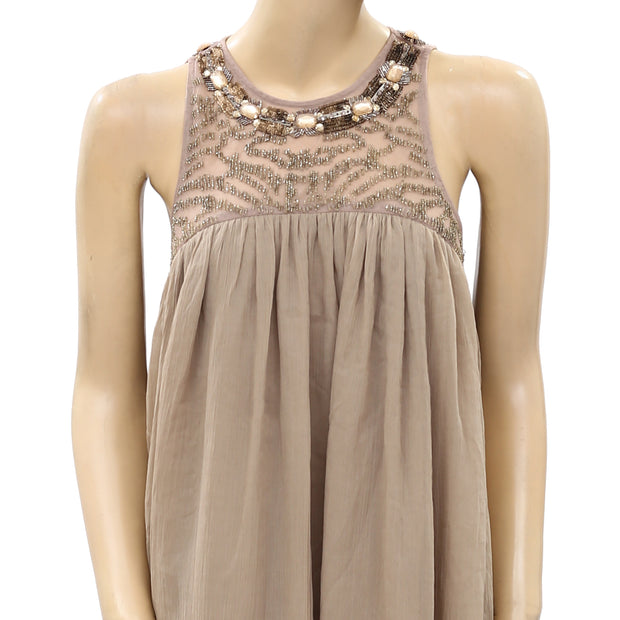 Moulinette Soeurs Anthropologie Sonora Embellished Tunic Dress