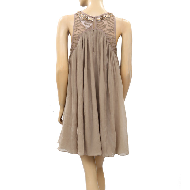 Moulinette Soeurs Anthropologie Sonora Embellished Tunic Dress
