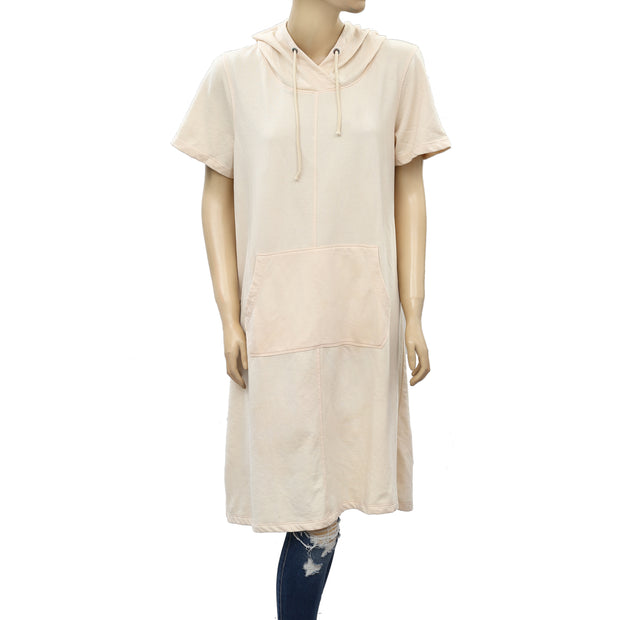 Toad & Co Oatmeal Hooded Shift Dress
