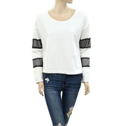 Free People Solid Blouse Top S