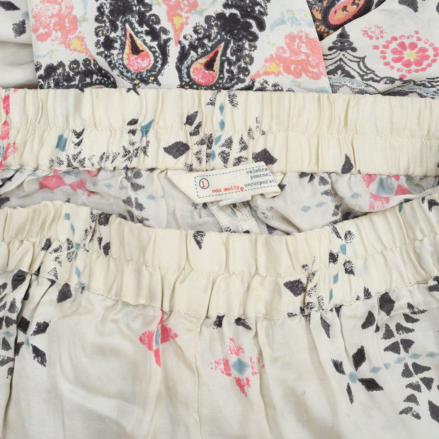Odd Molly Anthropologie Floral Printed Pants S-1