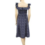 Apiece Apart Lamu Smocked Midi Dress S 4