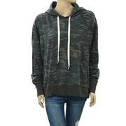 Urban Outfitters Military Printed Hoodie Top L