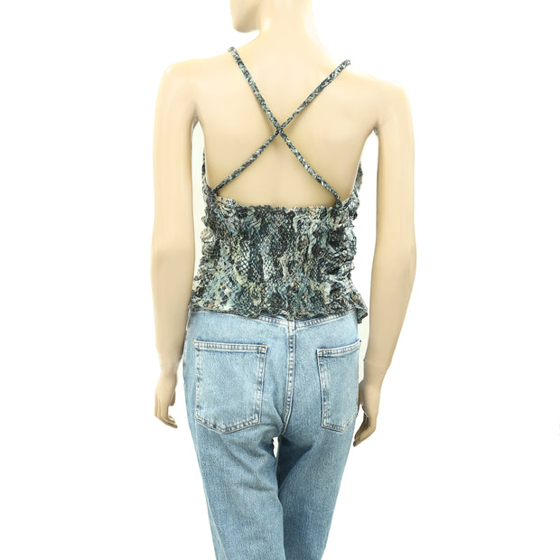 Isabel Marant Printed Tank Blouse Top S