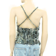 Isabel Marant Printed Tank Blouse Top S
