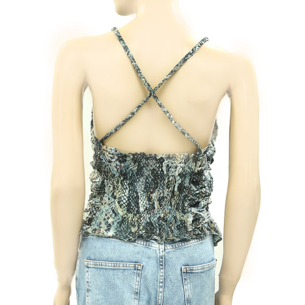 Isabel Marant Printed Tank Blouse Top S