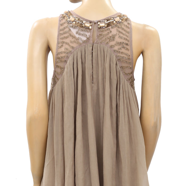 Moulinette Soeurs Anthropologie Sonora Embellished Tunic Dress