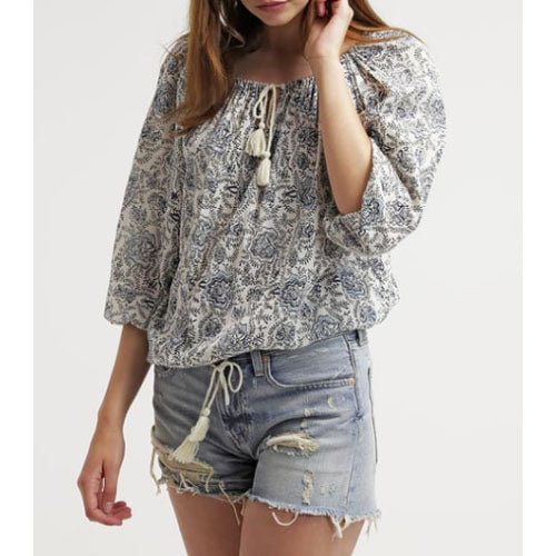 Denim &amp; Supply Ralph Lauren 花卉印花衬衫上衣