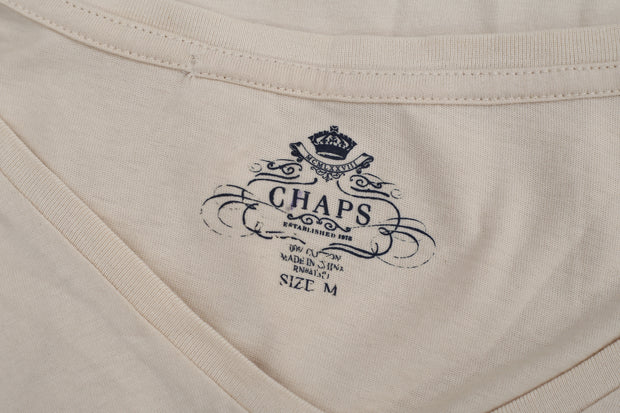 Chaps Sequin Embellished Blouse Top M