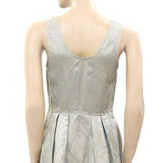 Twin Set Simona Barbieri Italy Floral Patchwork Shimmer Mini Dress XS