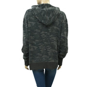 Urban Outfitters Military Printed Hoodie Top L