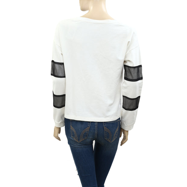 Free People Solid Blouse Top S