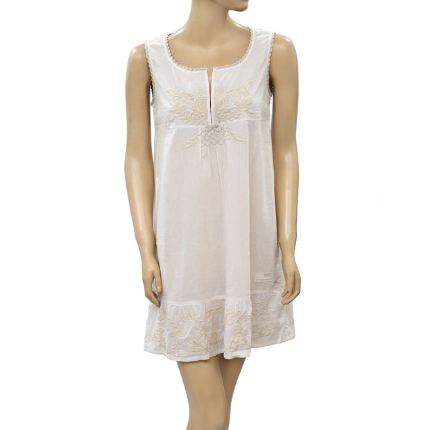 Odd Molly Anthropologie See-World Shift Mini Dress S 1