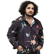 ASOS DESIGN Men's Casual Deep Floral Printed Shirt 3XL PS