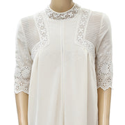 Ulla Johnson Eyelet Embroidered Mini Dress S