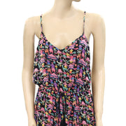Staring At Stars Urban Outfitters Print Open Back Playsuit Romper Dress