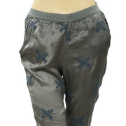 Zadig & Voltaire Pale Brod Embroidered Gray Skinny Pants S