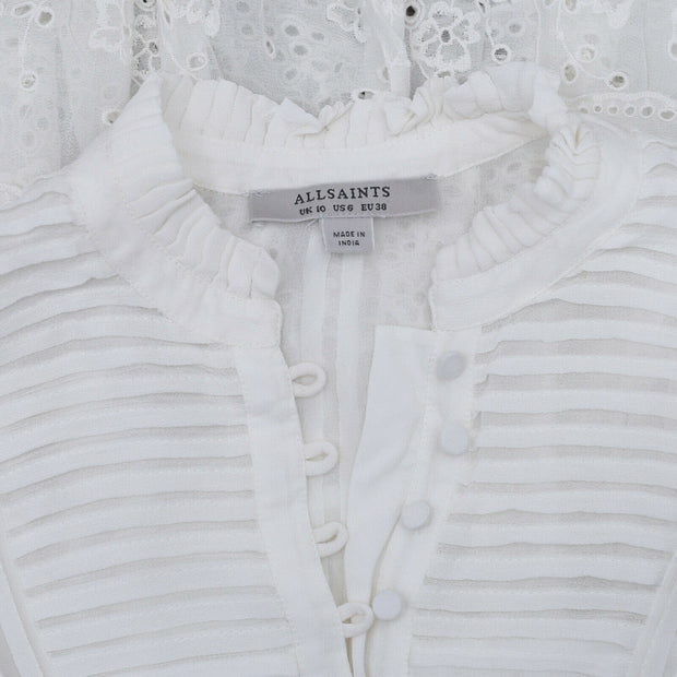 All Saints Lola 刺绣衬衫上衣