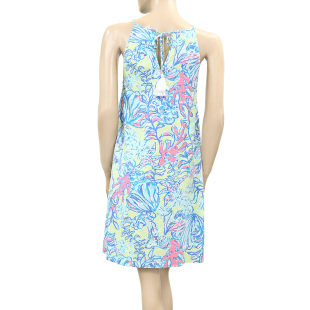 Lilly Pulitzer Margot Lemon Drop Swim Up Kids Girls Dress S