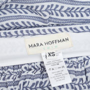 Mara Hoffman Printed Off Shoulder Crop Top Ruffle  XS