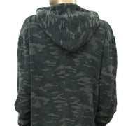 Urban Outfitters Military Printed Hoodie Top L