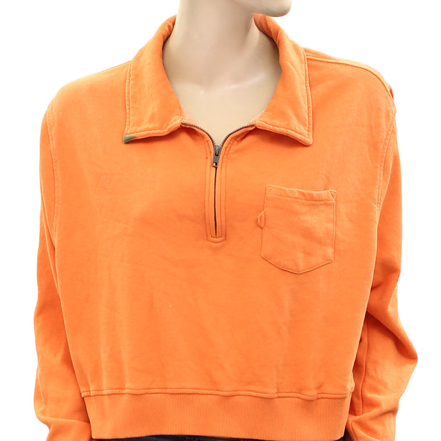 BDG Urban Outfitters Ellie Half-Zip Sweatshirt Top XS