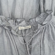 Ulla Johnson Essie Hand Stitched Voile Mini Dress
