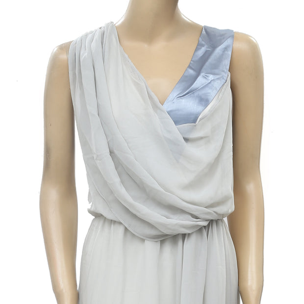 Tallissime Solid Wrap Long Maxi Dress XS
