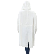 Free People Solid Cotton Hoodie Tunic Jacket Top M