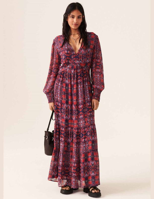 Ba&sh Daryl Long Maxi Dress S