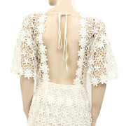 Ulla Johnson Floral Crochet Mini Dress S