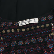 Abercrombie & Fitch Embroidered Blouse Top