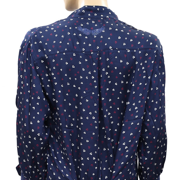 Zadig & Voltaire Ramia Printed Tunic Shirt Dress