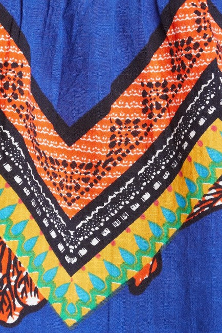 Free People Cool Cabana Printed Blouse Top