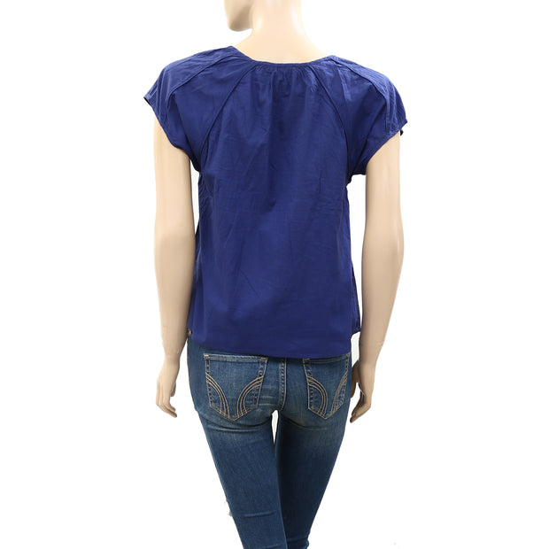 Forever 21 Solid Blouse Top S