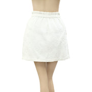 Paul & Joe Sister Embroidered White Mini Skirt S 36