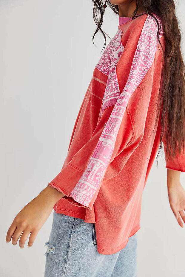 Free People We The Free Happiness In Bloom Tunic Tee Top